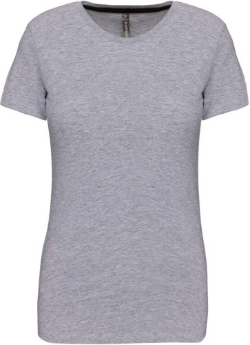 Női rövid ujjú környakas póló, Kariban KA380, Oxford Grey-2XL