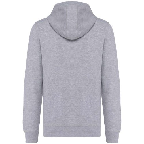 Uniszex  cipzáros kapucnis vastag pulóver, Kariban KA4008, Oxford Grey-2XL