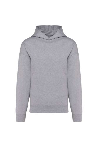 Uniszex  laza szabású kapucnis pulóver, Kariban KA4018, Oxford Grey-L