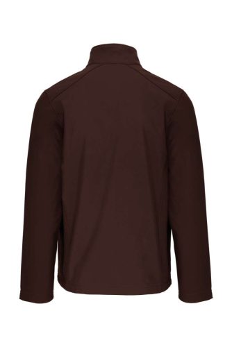 Férfi 3 rétegű softshell dzseki, Kariban KA401, Chocolate-2XL