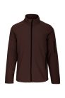 Férfi 3 rétegű softshell dzseki, Kariban KA401, Chocolate-2XL