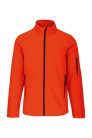 Férfi 3 rétegű softshell dzseki, Kariban KA401, Fluorescent Orange-2XL