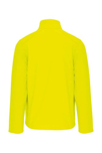 Férfi 3 rétegű softshell dzseki, Kariban KA401, Fluorescent Yellow-2XL