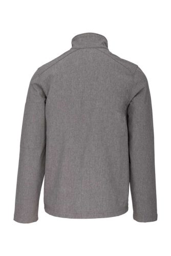 Férfi 3 rétegű softshell dzseki, Kariban KA401, Marl Grey-2XL