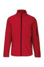 Férfi 3 rétegű softshell dzseki, Kariban KA401, Red-2XL