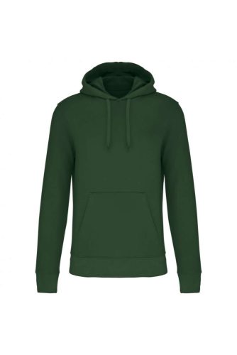 Férfi organikus kapucnis pulóver, Kariban KA4027, Forest Green-2XL