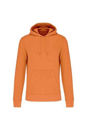 Férfi organikus kapucnis pulóver, Kariban KA4027, Light Orange-4XL