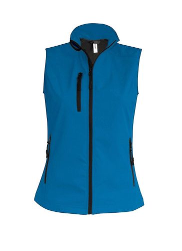 Női softshell mellény, Kariban KA404, Aqua Blue-2XL