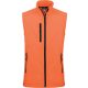 Női softshell mellény, Kariban KA404, Fluorescent Orange-2XL