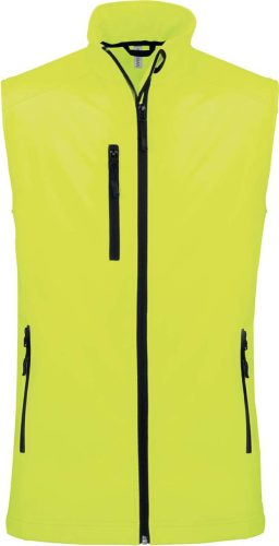 Női softshell mellény, Kariban KA404, Fluorescent Yellow-3XL