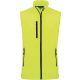 Női softshell mellény, Kariban KA404, Fluorescent Yellow-3XL