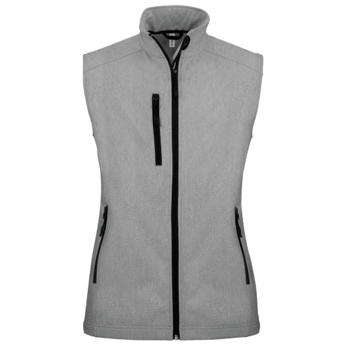 Női softshell mellény, Kariban KA404, Marl Grey-S