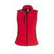 Női softshell mellény, Kariban KA404, Red-M