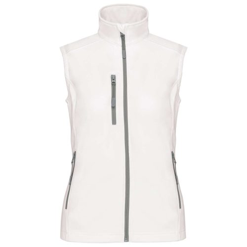 Női softshell mellény, Kariban KA404, White-L