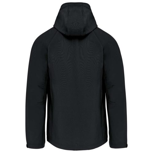 Férfi kapucnis softshell dzseki, Kariban KA413, Black-2XL