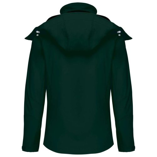 Női kapucnis softshell dzseki, Kariban KA414, Bottle Green-2XL