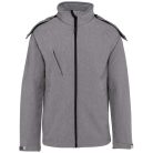 Női kapucnis softshell dzseki, Kariban KA414, Marl Grey-2XL