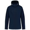 Női kapucnis softshell dzseki, Kariban KA414, Navy-3XL