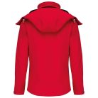 Női kapucnis softshell dzseki, Kariban KA414, Red-2XL