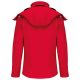 Női kapucnis softshell dzseki, Kariban KA414, Red-2XL