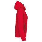 Női kapucnis softshell dzseki, Kariban KA414, Red-4XL