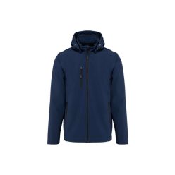   Uniszex  levehető ujjú kapucnis softshell dzseki, Kariban KA422, Navy-S