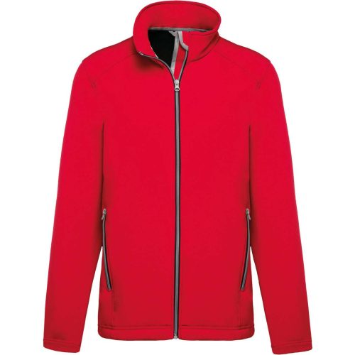 Férfi két rétegű softshell dzseki, Kariban KA424, Red-L