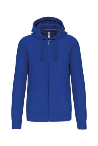 Uniszex  kapucnis cipzáras pulóver, Kariban KA454, Light Royal Blue-L