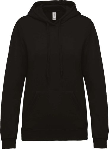 Női kapucnis pulóver, Kariban KA473, Black-L