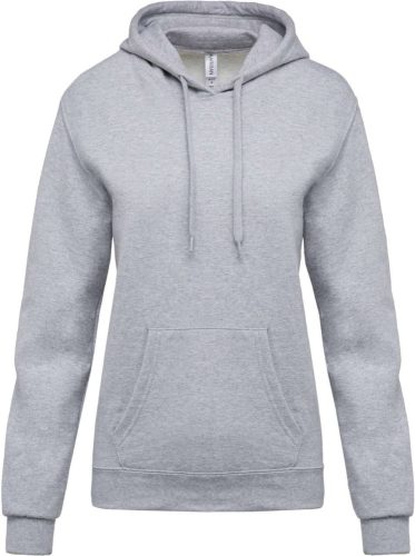 Női kapucnis pulóver, Kariban KA473, Oxford Grey-XL