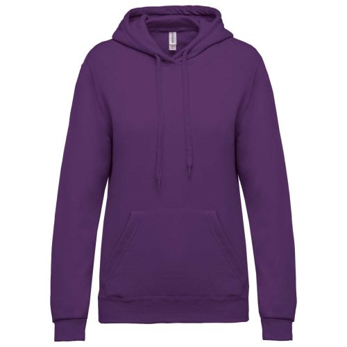 Női kapucnis pulóver, Kariban KA473, Purple-2XL