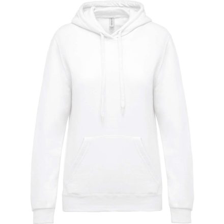 Női kapucnis pulóver, Kariban KA473, White-XS