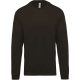 Uniszex kereknyakú pulóver, Kariban KA474, Dark Grey-3XL