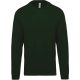 Uniszex kereknyakú pulóver, Kariban KA474, Forest Green-3XL