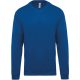 Uniszex kereknyakú pulóver, Kariban KA474, Light Royal Blue-XL