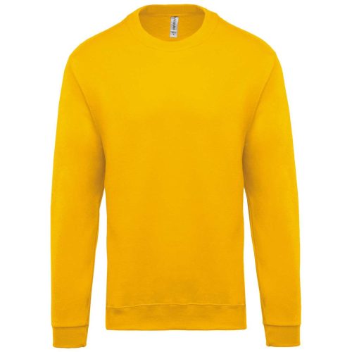 Uniszex kereknyakú pulóver, Kariban KA474, Yellow-L