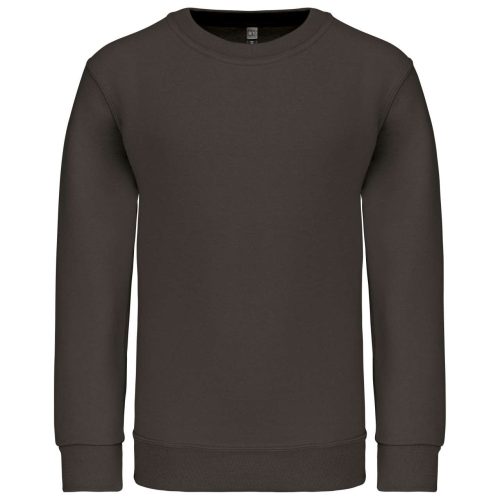 Gyermek környakas pulóver, Kariban KA475, Dark Grey-10/12