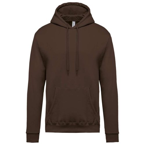 Férfi kapucnis pulóver, Kariban KA476, Chocolate-2XL