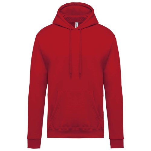 Férfi kapucnis pulóver, Kariban KA476, Cherry Red-2XL