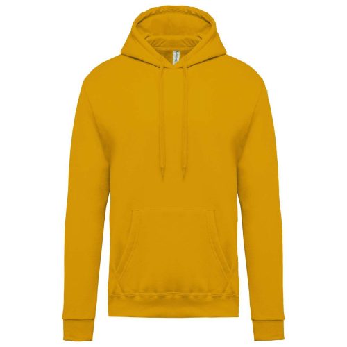 Férfi kapucnis pulóver, Kariban KA476, Dark Mustard-2XL