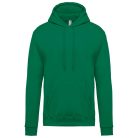 Férfi kapucnis pulóver, Kariban KA476, Kelly Green-2XL