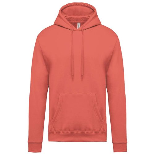 Férfi kapucnis pulóver, Kariban KA476, True Coral-XS