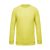 Férfi organikus környakas raglános pulóver, Kariban KA480, Lemon Yellow-3XL