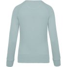 Női raglános organikus környakas pulóver, Kariban KA481, Snow Grey-2XL