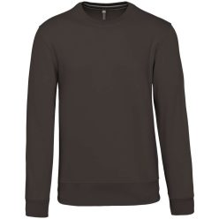   Férfi vastag környakas pulóver, Kariban KA488, Dark Grey-XS