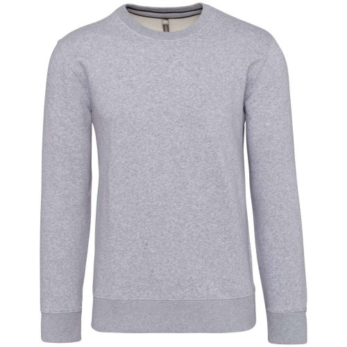 Férfi vastag környakas pulóver, Kariban KA488, Oxford Grey-4XL