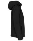 Női levehető kapucnis bélelt kabát, Kariban KA6108, Black-XL