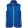 Uniszex  bélelt mellény, cipzáras, Kariban KA6116, Light Royal Blue-L