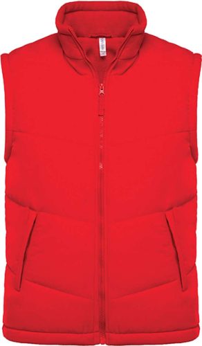 Uniszex  unisex mellény polár béléssel, Kariban KA6118, Red-2XL