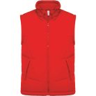 Uniszex  unisex mellény polár béléssel, Kariban KA6118, Red-3XL